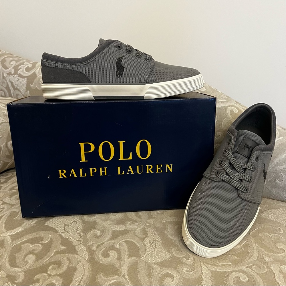 ❤️SOLD❤️ Men’s Polo Ralph Lauren “Faxon” Low Cut Sneakers, 10 D (medium width)